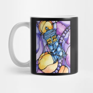 Abstract Tardis Mug